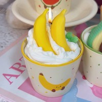 Bougie artisanale en cire de soja, aromathérapie, parfum gâteau aux fruits, pour mariage, Diwali et Pâques - Forme personnalisée, cadeau créatif