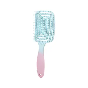 Women Hair Scalp Massage Comb Nylon Pin Hairbrush Curly Detangle Hair Brush For Salon Hairdressing Tools