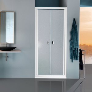 Collezione berlina porta doccia in vetro satinato reversibile Europe-Samo da 90 cm - Product Image 2