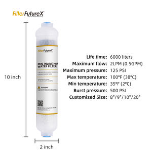 Purificateur d'eau minérale portable avec cartouche d'<span class=keywords><strong>alimentation</strong></span> manuelle pour l'alcalinisation et la minéralisation domestiques et RV - Product Image 2