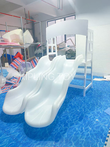 สไลด์พลาสติก Softplay สไลด์บอลสไลด์สีชมพู - Product Image 2