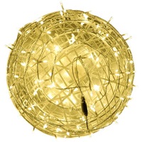Lampes LED en rotin en forme de boule, IP65, alimentées par énergie solaire, télécommandées, clignotantes, étanches, effet ciel étoilé, pour décoration extérieure, éclairage de camping