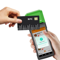 Terminal de point de vente mobile portable 3+32 Go Android 13 avec Bluetooth USB, écran tactile 5,5 pouces, imprimante, machine de paiement