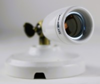 Lampe murale en céramique et métal ZX Simple DIY E27, petite lampe à visser d'intérieur, élégante, noire/blanche, garantie de 2 ans, certifiée VDE T210