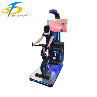 Simulador de Ciclismo 9D VR, Construcción Metálica, Máquina Deportiva para Uso Doméstico, Equipo de Fitness, Parque de Atracciones