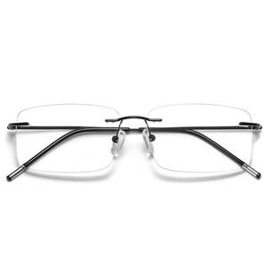 Gafas de Lectura Progresivas Multifocales Inteligentes con Logotipo Personalizado, Montura de Titanio sin Aro, Anti Luz Azul, para Hombre y Mujer - Product Image 3