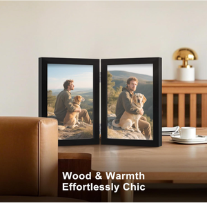 Marco de Fotos Personalizable para Mascotas, Madera Maciza <span class=keywords><strong>con</strong></span> <span class=keywords><strong>Nombre</strong></span> de Mascota y Fecha Grabados para Apreciar Recuerdos Preciosos. - Product Image 6
