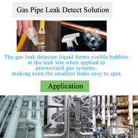 Détecteur de fuite de gaz WBG, couleur verte claire bleue, solution de détection de fuite de gaz, spray liquide
