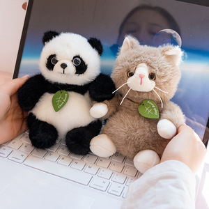 Ingrosso 13cm di piccole dimensioni giocattolo di peluche <span class=keywords><strong>Panda</strong></span> West Highland cucciolo bambola PP cotone riempito per regali di compleanno - Product Image 4