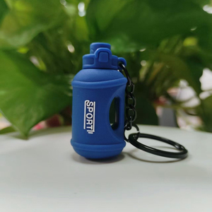 QYS Llavero Deportivo con Mini Vaso, Colgante para Bolso, Botella de Agua para Yoga, con Tapa de Paja y Anillo para Llaves, Souvenir - Product Image 3