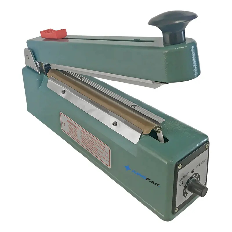 PFS200D With Middle Knife Impulse Handy Nylon Sealing And Cutting Machine