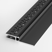 Profilé LED encastré minimaliste pour plinthe, éclairage dissimulé pour plinthe en plâtre, profilé pour cloison sèche, éclairage flottant pour plafond, décoration intérieure