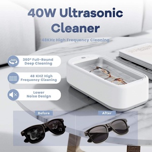 Portable <b>Makeup</b> <b>Brush</b> Cleaner 600Ml Household Ultrasonic Cleaner Jewelry <b>Vibration</b> Ultrasonic Glasses Clean Machine - Product Image 2
