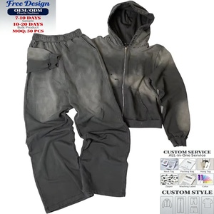 <span class=keywords><strong>Tuta</strong></span> Sportiva da <span class=keywords><strong>Uomo</strong></span> Autunno Inverno 2025, Giacca con <span class=keywords><strong>Cappuccio</strong></span> e Pantaloni a Maniche Lunghe per Calcio, Corsa e Allenamento - Product Image 1