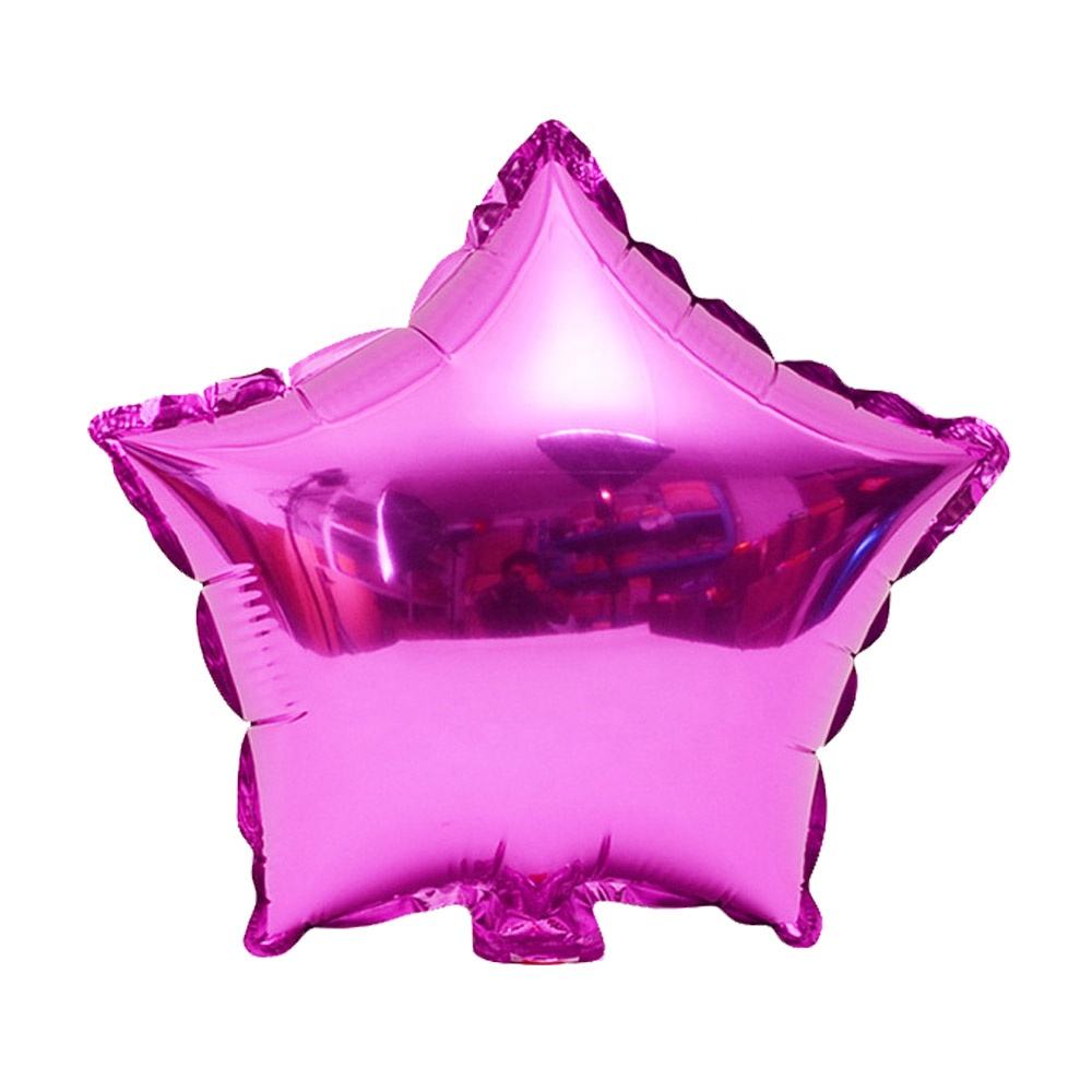 Globo estrella fucsia de 18 pulgadas