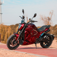 Scooters électriques sportifs pour adultes, motos électriques à pédales, 90 mph avec 72V 8000W
