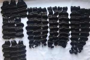 เครื่องต่อด้านหน้าแบบหยิกหยักศกทรงตรงเครื่องทำผมเรมี่สองชั้นสำหรับต่อแนวเส้นผม100% - Product Image 6