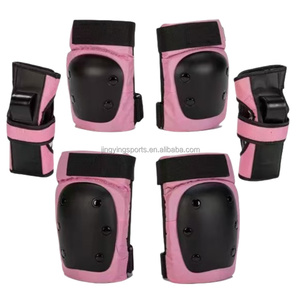 Set <span class=keywords><strong>de</strong></span> 6 Piezas <span class=keywords><strong>de</strong></span> Equipo <span class=keywords><strong>de</strong></span> Protección para Patinaje Infantil, Rodilleras para Esquí, Skate, Deportes <span class=keywords><strong>de</strong></span> Equilibrio y Ciclismo - Product Image 3