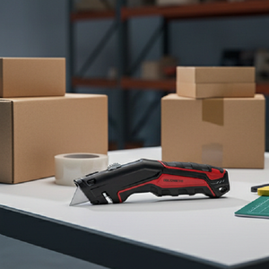 Coltello Pieghevole Professionale con Manico in Lega di Zinco, Lame a Cambio Rapido, Coltello Tascabile DIY OEM di Ricambio - Product Image 2