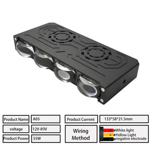 A1 A2 A3 A4 9200LM DC 12 80V Ventilateur haute vitesse à entraînement externe 3000K Double couleur Canbus Nouveau projecteur <span class=keywords><strong>de</strong></span> calandre <span class=keywords><strong>de</strong></span> voiture avant - Product Image 6