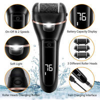 Tondeuse électrique rechargeable pour pédicure, épurateur de peau morte et dure, polisseuse exfoliante pour les pieds, lime de soins, dissolvant de callosités