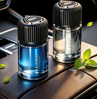 Désodorisant Liquide de Luxe pour Voiture, Parfum Tige de Tomate, Évaporation Naturelle, Longue Durée, Élimination des Odeurs, Bouteille en Verre, Console Centrale