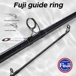 <span class=keywords><strong>Canne</strong></span> à pêche spinning Saltwater Fuji Guides 24 Ton, longue portée, 14 pieds, 3 sections, pour la pêche au maquereau - Product Image 4