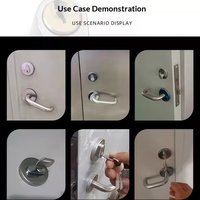 Cylindre de serrure anti-effraction à clé identique pour utilisation générale, ignifuge, pour conduite, en laiton, pour serrure à mortaise