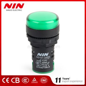 핫세일 22mm 녹색 산업용 신호등 12V 24V 220V 380V LED 전원 표시등 파일럿 패널 마운트 20mA IP65 플라스틱 - Product Image 2