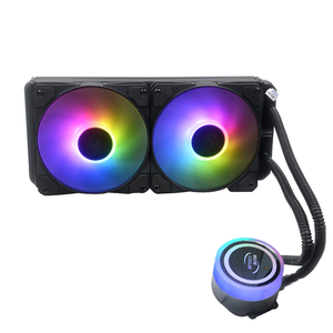 Ventilador de CPU Silencioso Wankang Chengyu 240 Directo de Fábrica, RGB LED, Rodamiento Cerámico, Disipador de Calor de Cobre y Aluminio, Refrigeración Integrada - Product Image 1