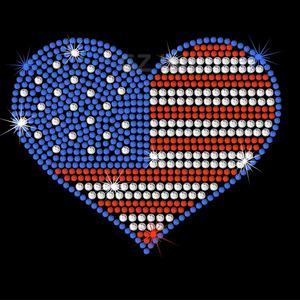 Parches de transferencia de diamantes de imitación Eagle America 250th Bling para el 4 de julio, diseño <span class=keywords><strong>americano</strong></span>, para ropa - Product Image 2