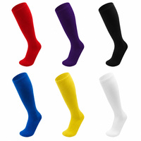 Chaussettes de football longues en gros, rembourrées, avec soutien de compression et design respirant pour clubs de football et équipes sportives