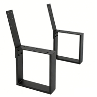 Pieds de banc de jardin en acier inoxydable, pieds de table, pieds de chaise, supports de table en bois, pieds de banc, pieds de mobilier d'extérieur