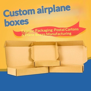 Cajas de Envío Personalizadas con Forma de Avión para Joyería y Ropa con Logotipo - Embalaje de Envío con Forma Única - Product Image 2