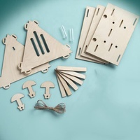 Bricolage écologique suspendu artisanat Nature papillon coccinelle insecte bénéfique nid d'hôtel en bois Kits de maison papillon