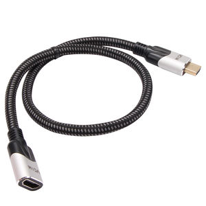 VCOM سلك تمديد من الذكور إلى الإناث من القطن الأسود مضفر 48 جيجابايت 8K 60Hz 4K Hz Hz كابل HDTV - Product Image 2