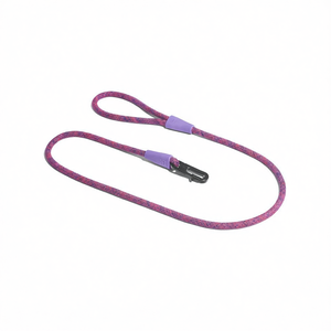 สายจูงสุนัข Cosmo Rope สีชมพู-ม่วง ยาว 6 ฟุต พร้อมคลิปโลหะ - Product Image 3