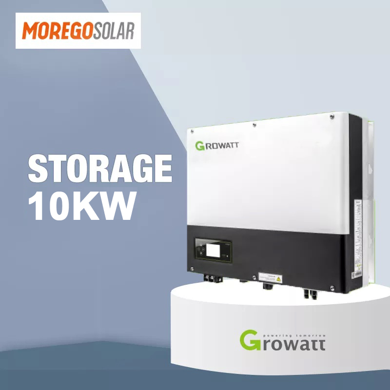 В наличии, инверторы солнечной энергии Growatt 10 кВт, гибридный солнечный инвертор постоянного тока в переменный ток, инвертор мощности 10000 Вт