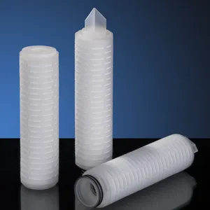 High Quality Polyethersulfone (PES) Pleated Replacement Water Filter Cartridge For Chemical And Pharma