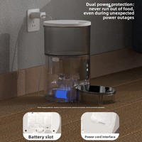 Comedero Inteligente para Mascotas de Gran Capacidad con Temporizador, Dispensador Automático de Comida para Perros y Gatos