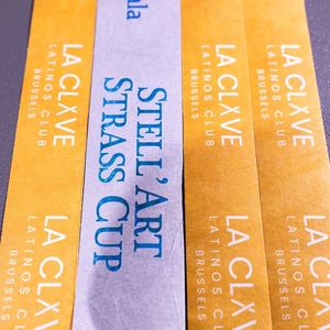 Bracelets personnalisés pour activités d'exposition, récital vocal, en vinyle et Tyvek jetables, imperméables, style nautique - Product Image 6