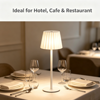 Lampe de table LED rétro pour café, ambiance chaleureuse, avec commande tactile et chargement USB - Style bar