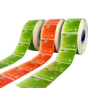 Étiquettes adhésives personnalisées multicouches pliables, étiquettes en rouleau adhésives double face imprimées sur mesure - Product Image 1