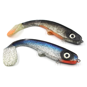 Selco – grand leurre souple de pêche au <span class=keywords><strong>brochet</strong></span>, plomb, leurre artificiel, Swimbait, <span class=keywords><strong>Tube</strong></span> de flotteur - Product Image 2