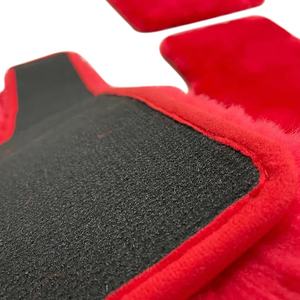 Alfombrillas de piel de oveja negra genuina, alfombras de lana de cordero, alfombrillas de suelo, alfombrillas antideslizantes para coche, alfombra para <span class=keywords><strong>Rolls</strong></span> <span class=keywords><strong>Royce</strong></span> <span class=keywords><strong>Cullinan</strong></span> - Product Image 4