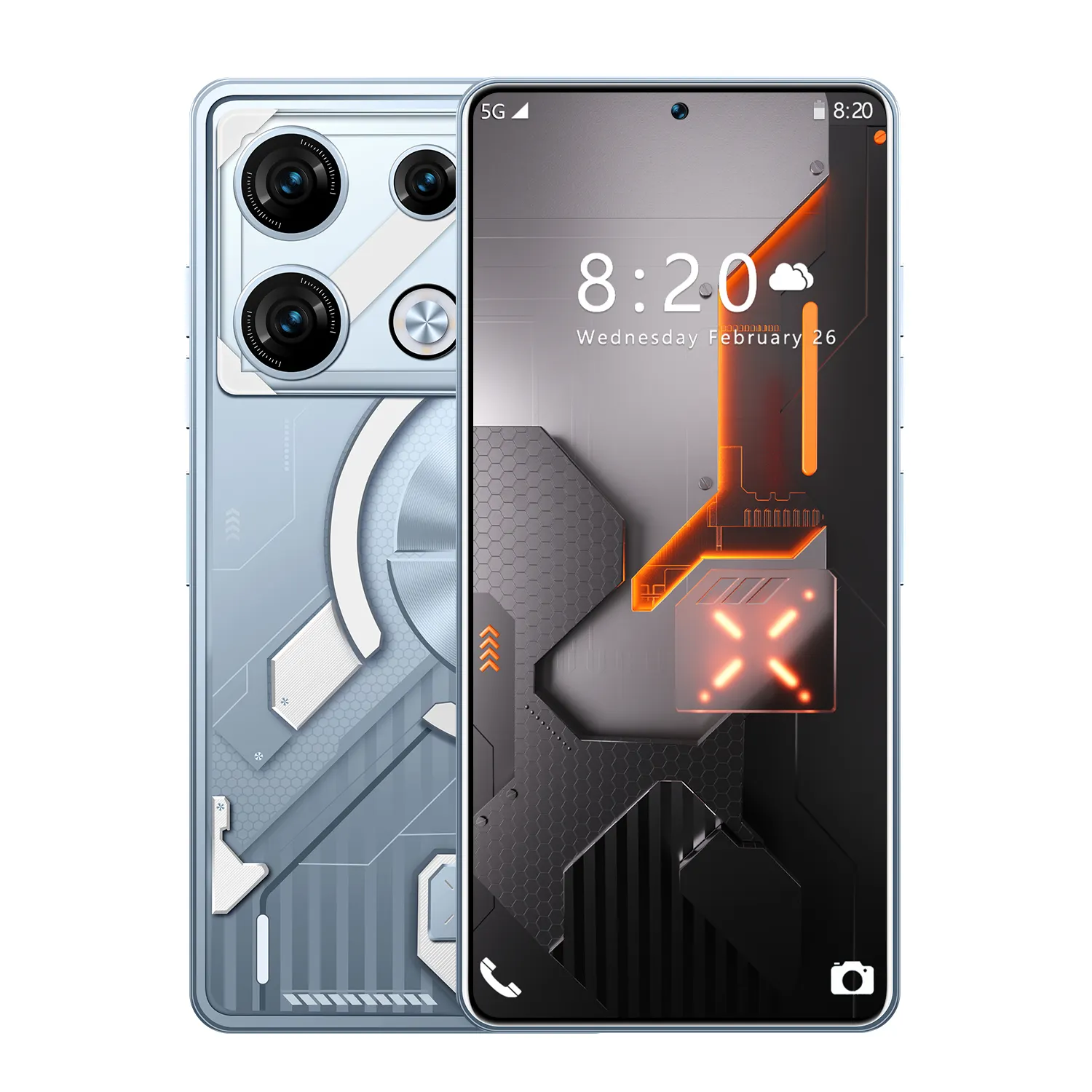 هاتف ذكي GT10 Pro أصلي بنظام أندرويد 10 بشاشة 6.54 بوصة عالية الدقة LCD 3 جيجابايت + 32 جيجابايت بطارية 4000 مللي أمبير في الساعة وكاميرا 5 ميجابكسل + 13 ميجابكسل مزدوج الشريحة فتح القفل بالتعرف على الوجه هاتف محمول للألعاب