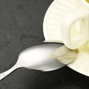 Thân Thiện Với Môi Ô Liu Wenge Gỗ Xử Lý Bộ Đồ Ăn Bằng Thép Không Gỉ 4Pcs Dao Dĩa Muỗng cà phê High End Dao Kéo Set Đối Với Trang Chủ - Product Image 5