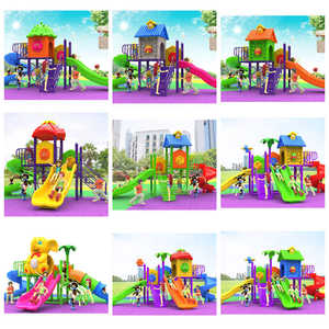 Juegos de Parque Infantil con Columpio y Tobogán para Niños de <span class=keywords><strong>Jardín</strong></span> de Infancia, Atractivos, a Prueba de Niños, Se Aceptan OEM y ODM, Equipos de Entretenimiento al Aire Libre - Product Image 3
