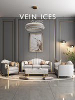 Design moderne maison maison salon meubles luxe en bois massif en forme de L ensemble de canapés sectionnels en cuir