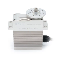 Servo Sin Escobillas de Alta Resistencia KST X30-12-165, 165 kg.cm de Torque, 12V, para Líneas de Producción Automatizadas y Plataformas Industriales Inteligentes